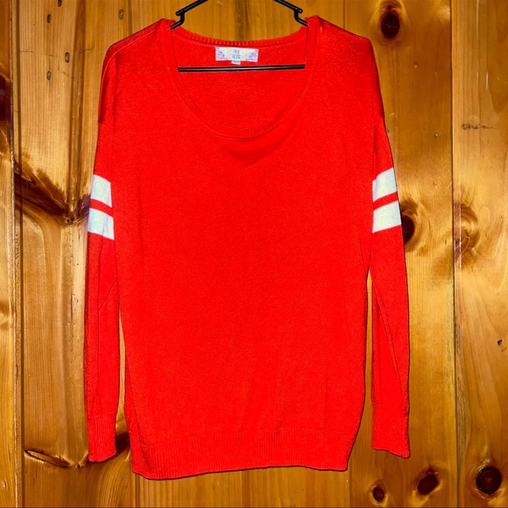 Pink Rose Long Sleeve Light Sweater